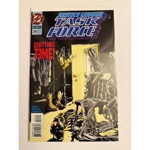 DC Comics Justice League Task Force 21 March 1995 Quitting Time Priest Velluto